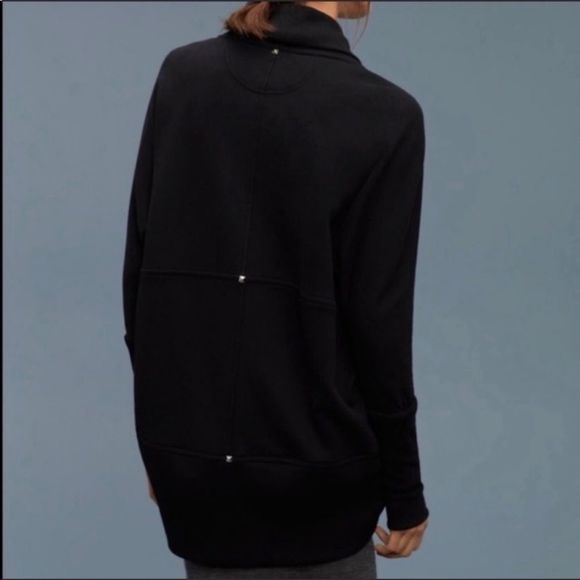 Aritzia Wilfred Diderot Cardigan Sweater Cocoon Sweater Black - Picture 4 of 16